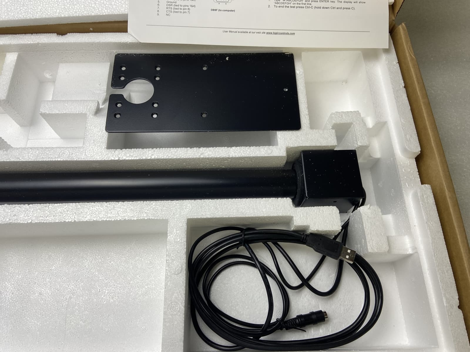 Logic Controls PD6000UBLACK Pole Display USED 4