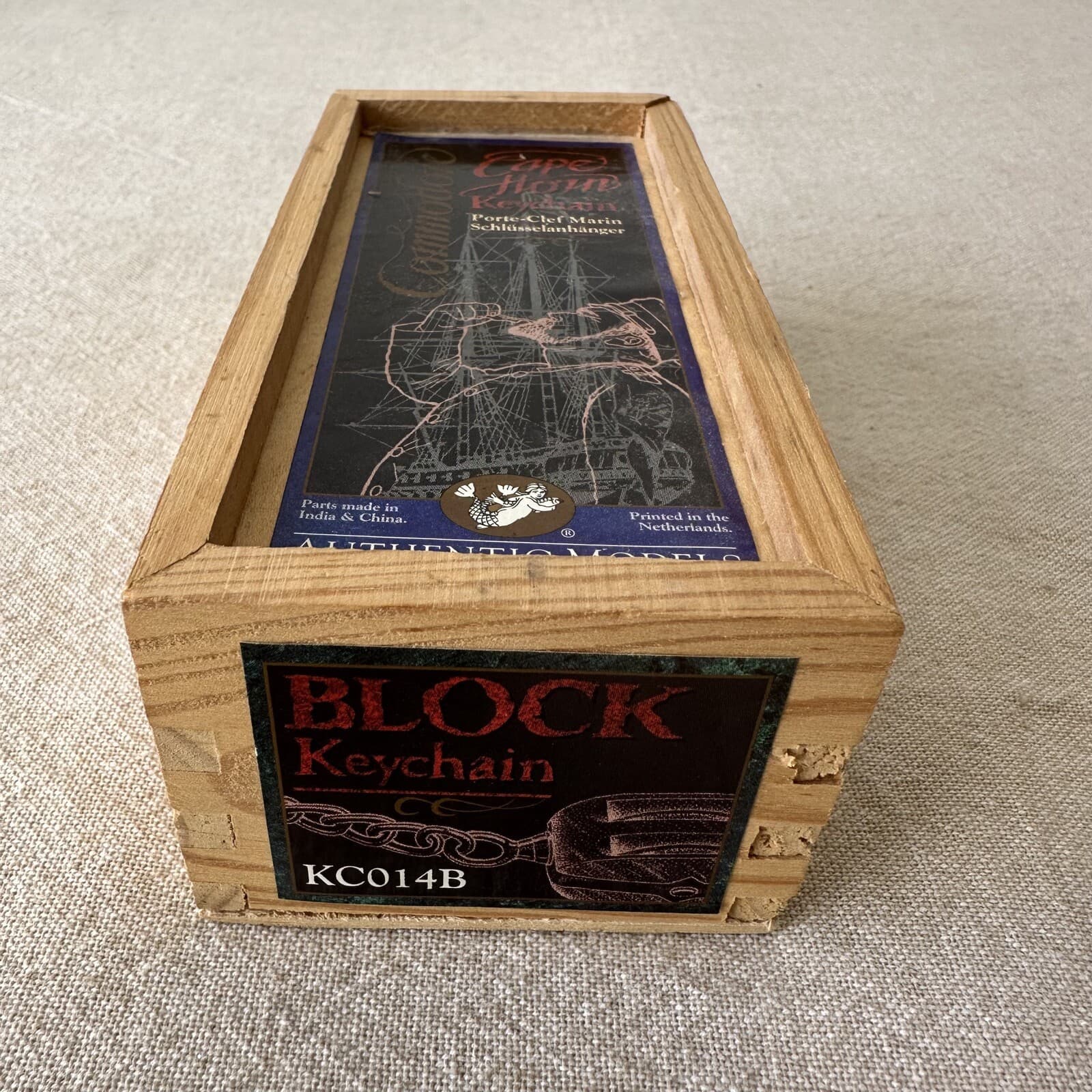 Commodore Cape Horn Block Keychain KC014B Nautical Authentic Models  6