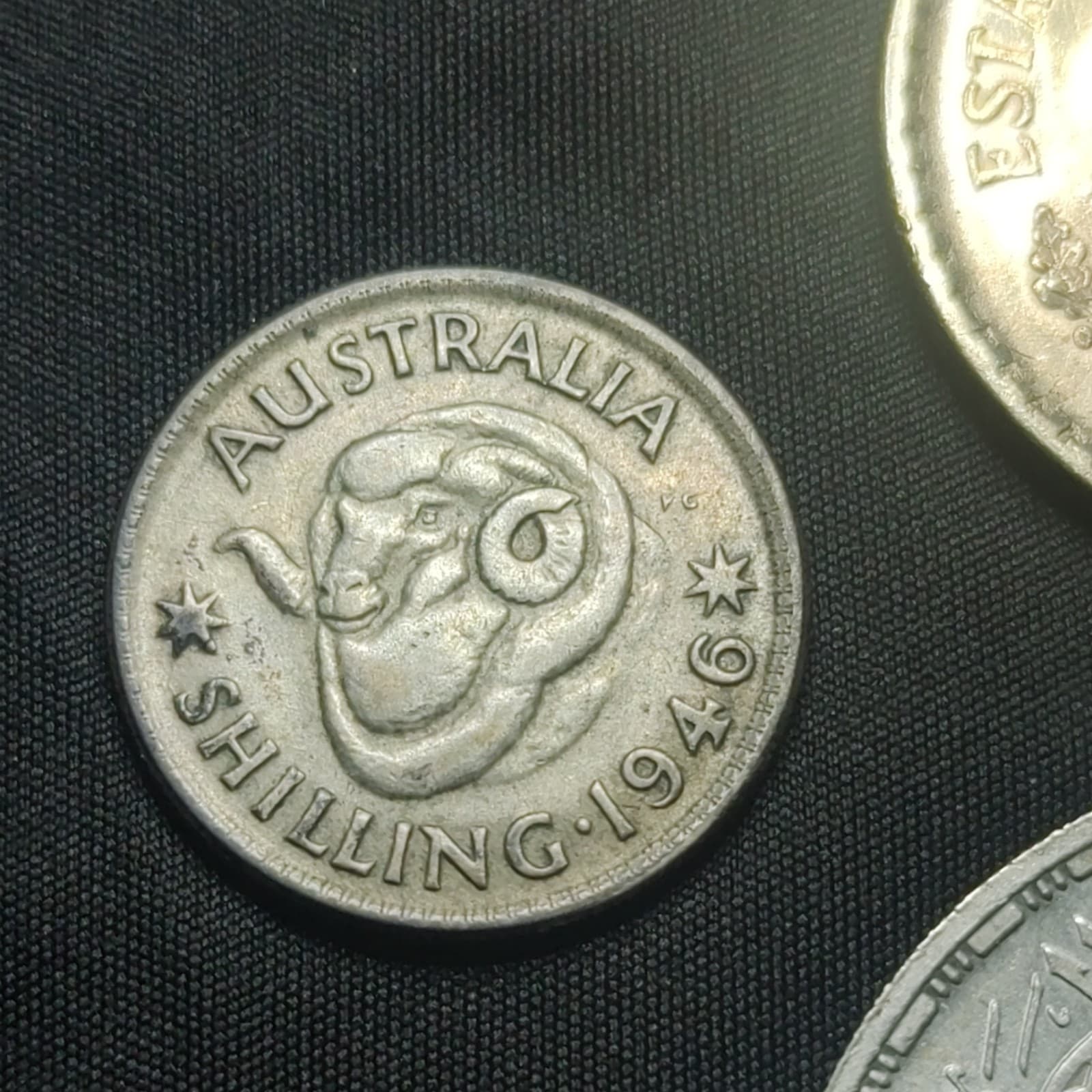 Lot of 7 world silver coins. Nice Variety  6