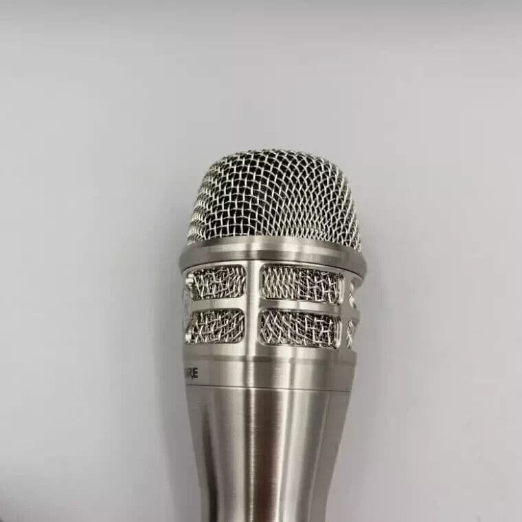 Professional Mic Cardioid Vocal Dynamic Microphone Handheld Wired KSM8 Silver 4