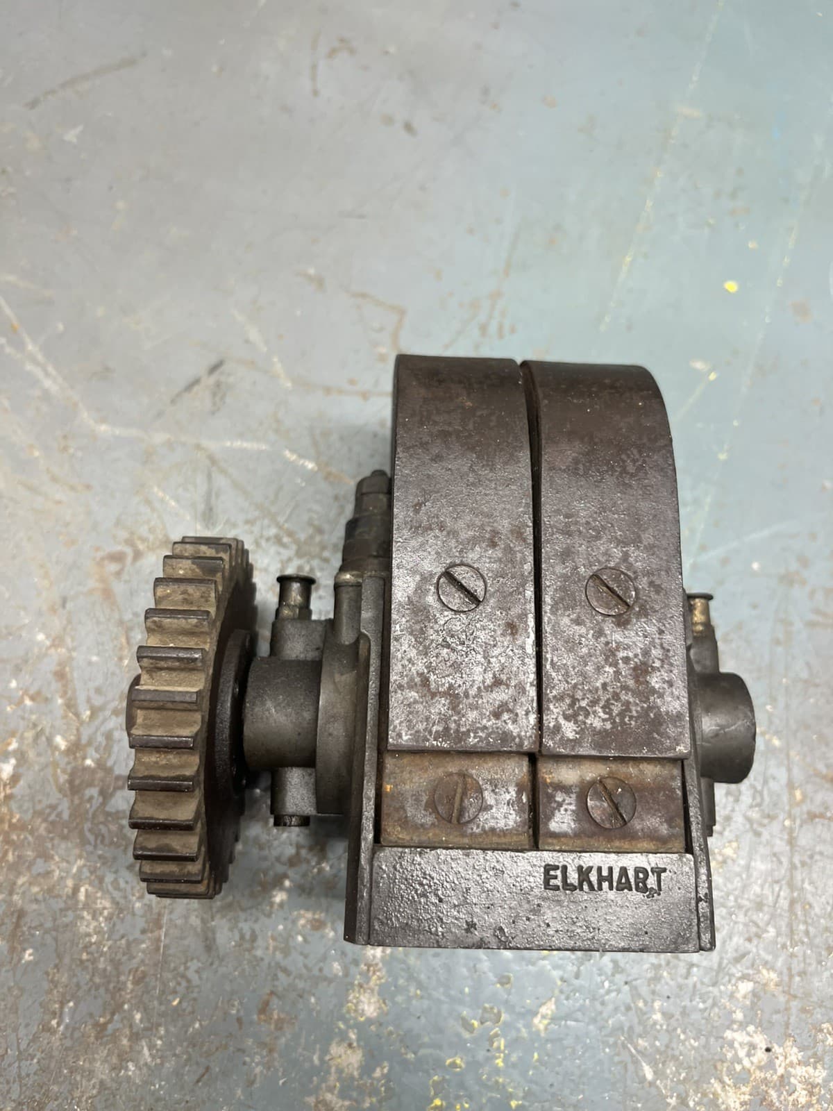 HOT ELKHART ES1 Low Tension Magneto With Gear Serial No Q344 Hit Miss Engine Wow 3