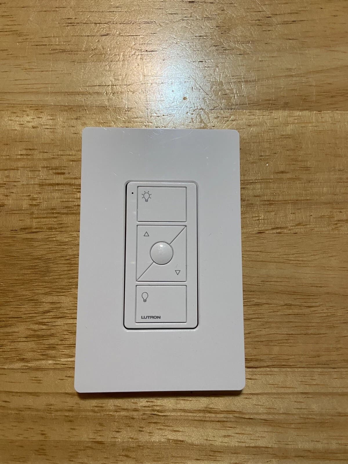 Lutron Pico PJ2-3BRL-WH Wireless Dimmer Remote Switch w Wall Mount & Bracket Kit