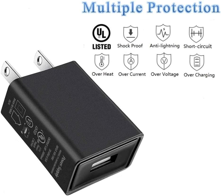 Texas Instruments Charger for Nspire CX/CX CAS, TI 84 Plus CE Color/C Black  2