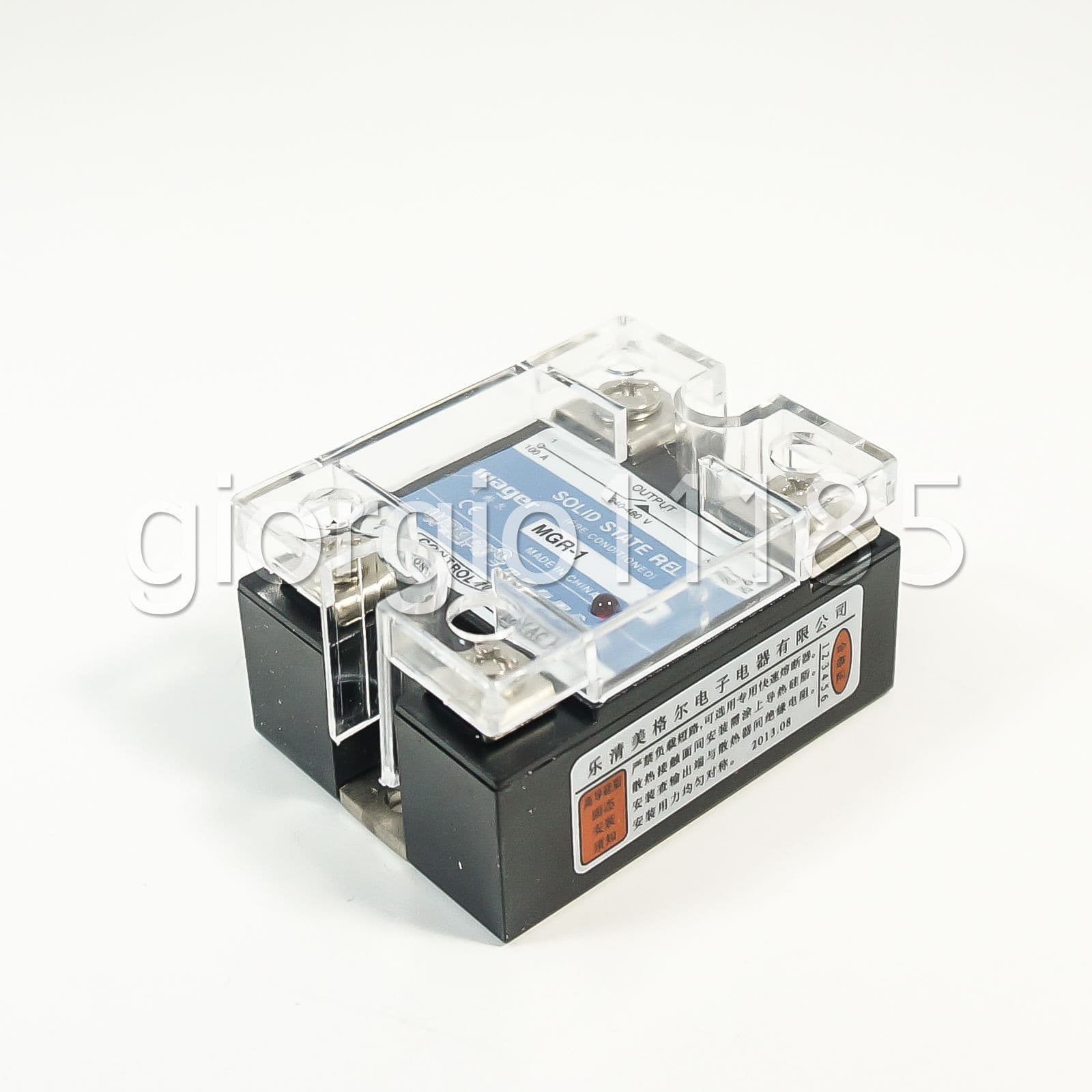 US Stock 40A Solid State Relay SSR DC-AC Input 3-32V DC Load 24-480V ​AC D4840 3