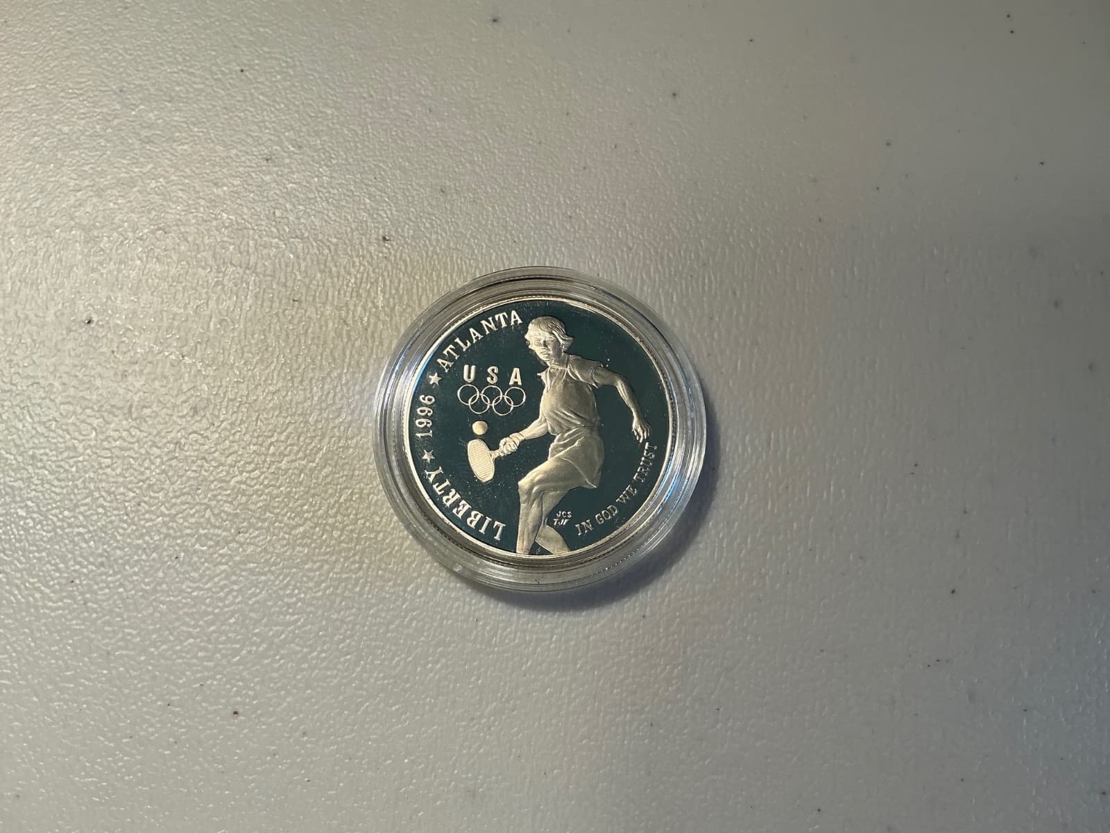 1995 - 1996 U.S. Olympic Eight Coin Silver Dollar Proof Set w/ COA and OGP 5