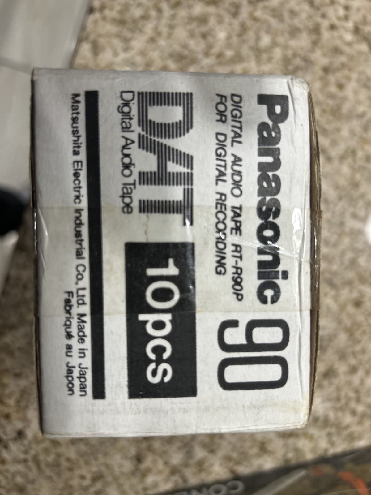 10 DAT  Panasonic 90 Digital Audio Tape RT-R90P made in Japan (sealed Box) 2