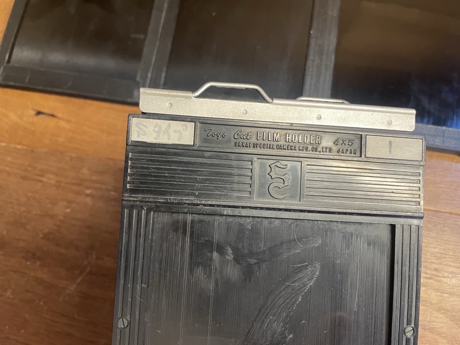 *READ : Exc+5* Lot of 1 Toyo & Lot of 3 Lisco Regal 4x5 Cut Film Holder From JPN 6