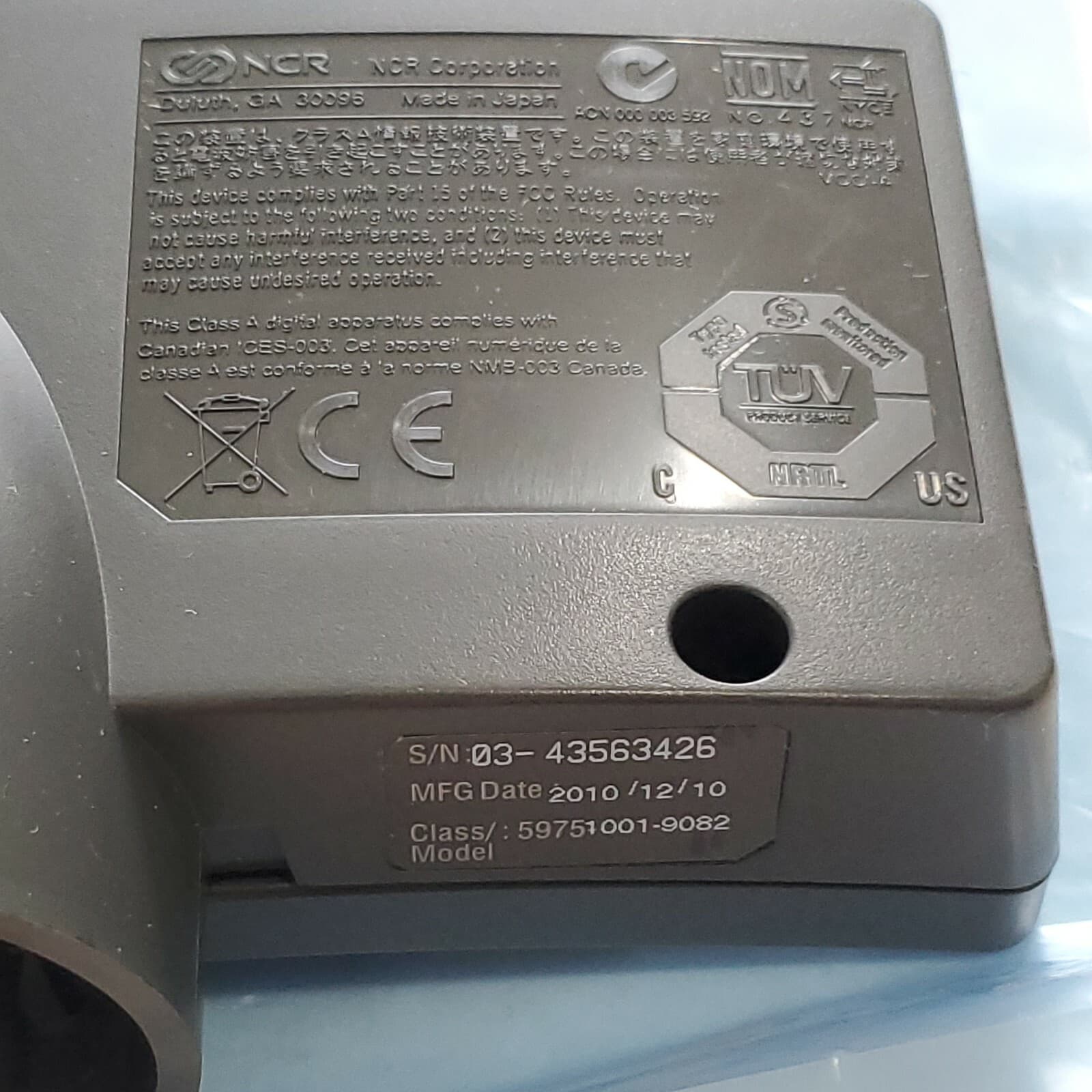 *NEW IN BOX* NCR 5975-1001-9082 Charcoal Pole Display VFD 2x20  + Warranty!  5