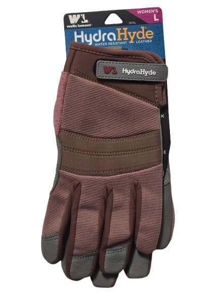Wells Lamont Women's HydraHyde Water-Resistant Leather Palm Hybrid Work Gloves 2