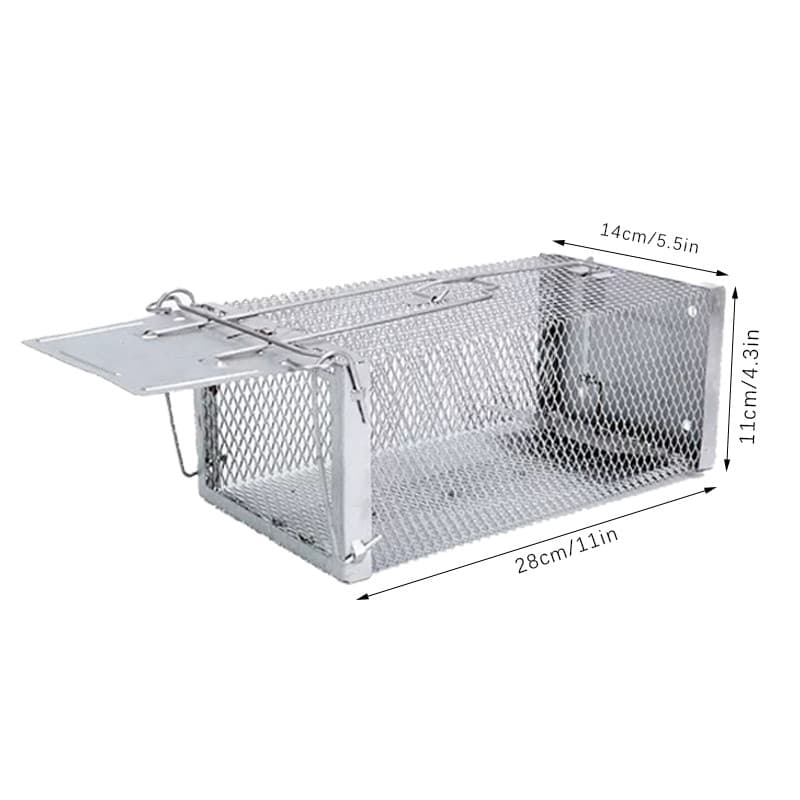 Live Humane Cage Trap for Squirrel Chipmunk Rat Mice Rodent Animal Catcher 4