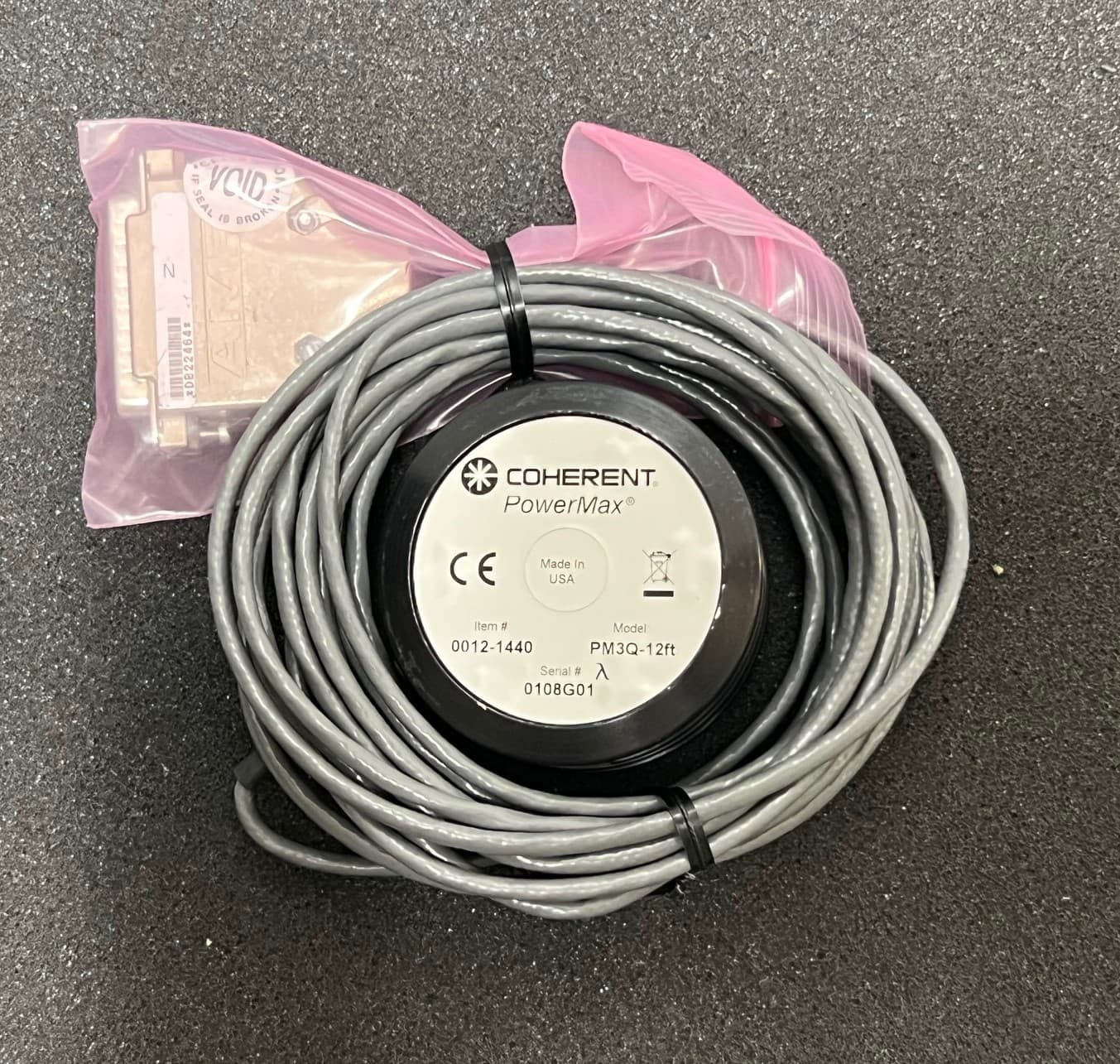 Coherent PowerMax PM3Q-12FT Low Power Thermopile Power Sensor