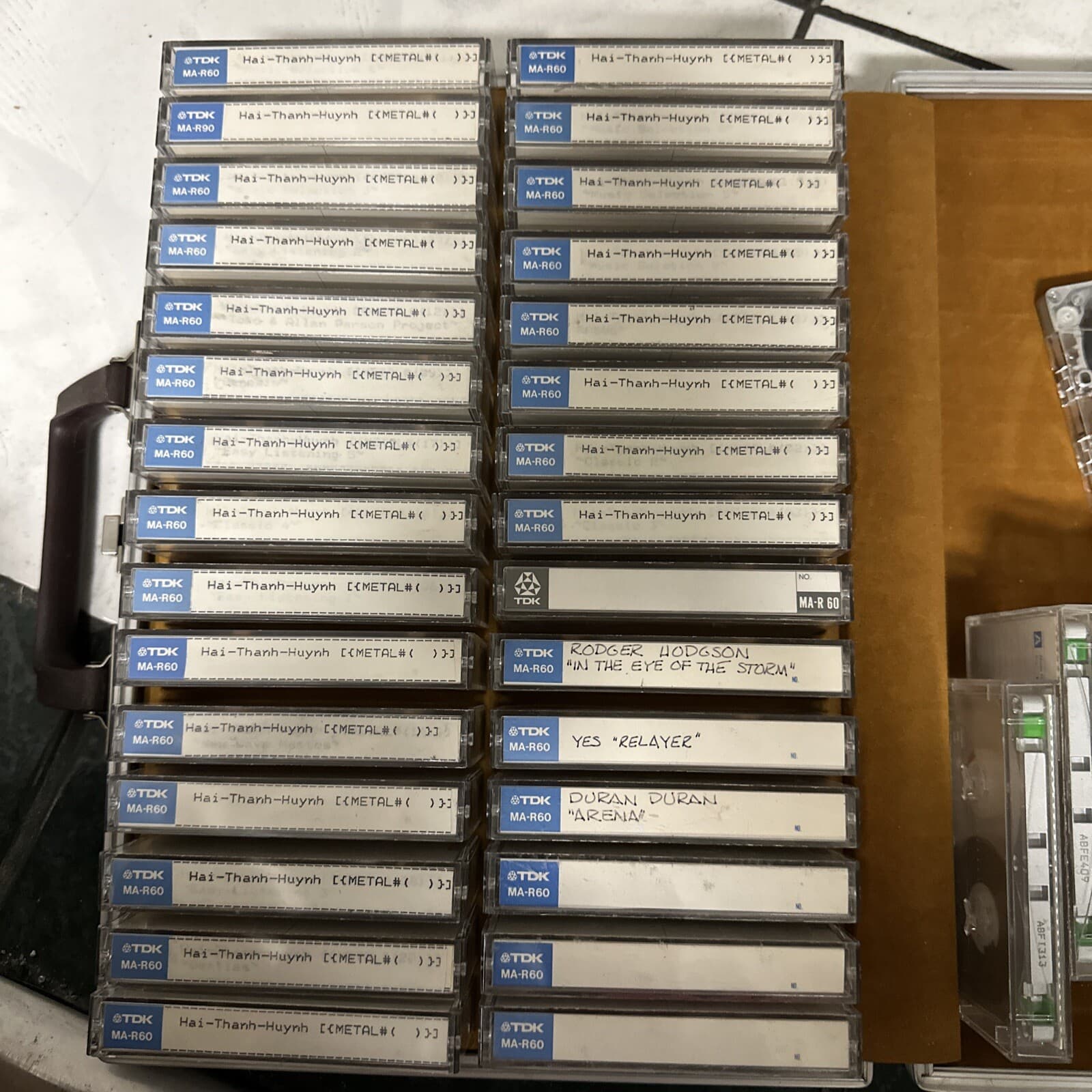 Lot Of 3 TDK MA-R60 Metal  Alloy Cassettes position Type IV. Used 4