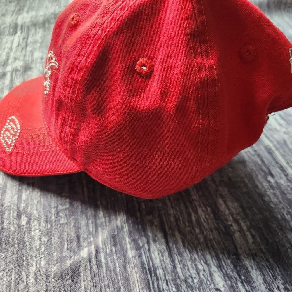 Vintage Chase Authentics Dale Earnhardt Jr Red Bling Nascar Hat Budweiser 6