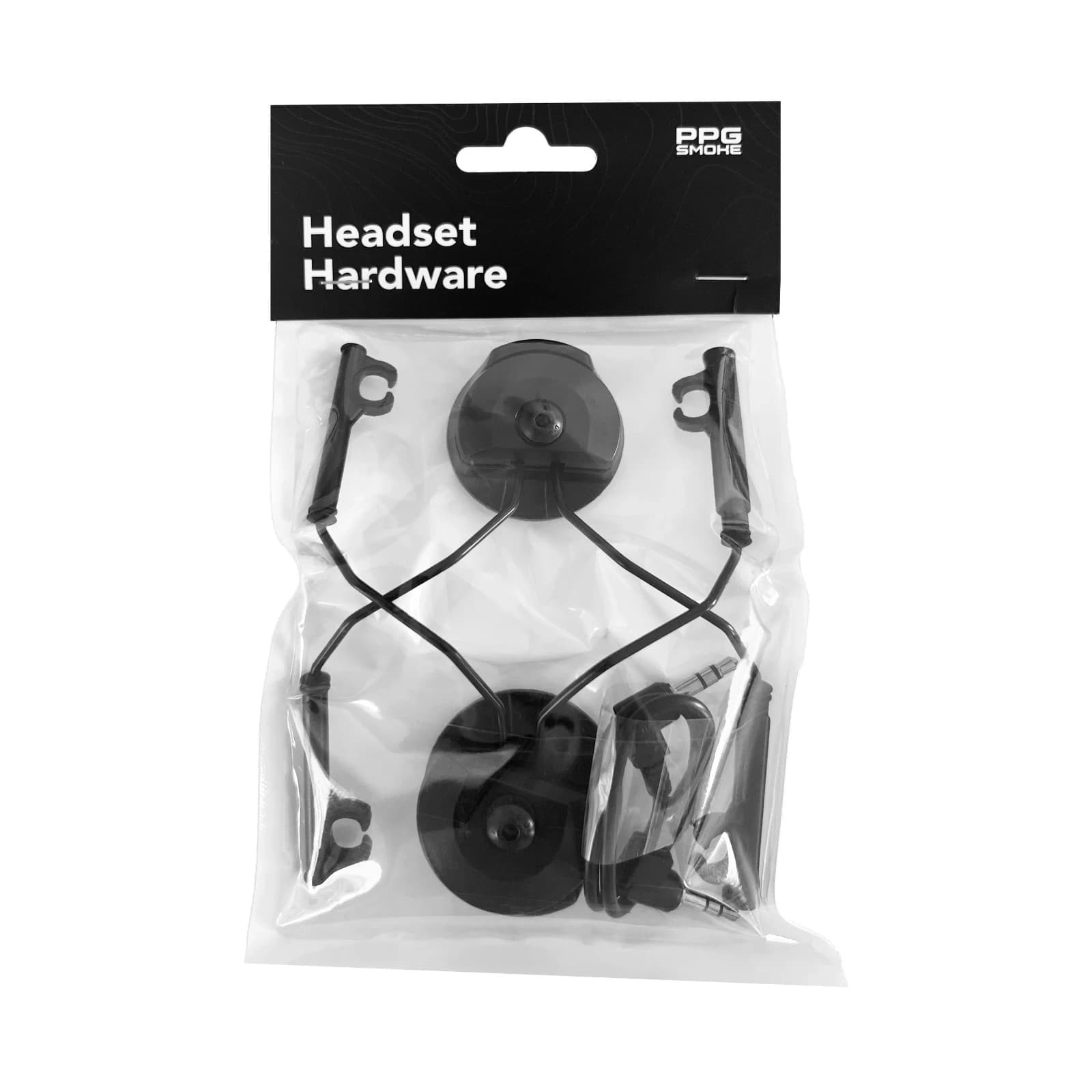 PPG Smoke Com Headset Hardware only for mounting to Helmets - PPG Paramotor 2