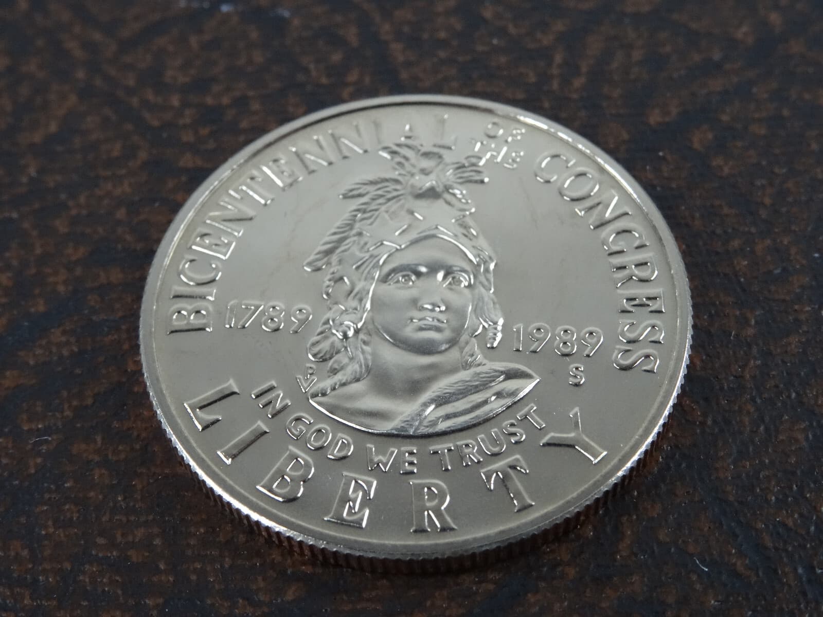 1989-S Congress Bicentennial Proof Half Dollar US Mint Clad Coin Commemorative 3