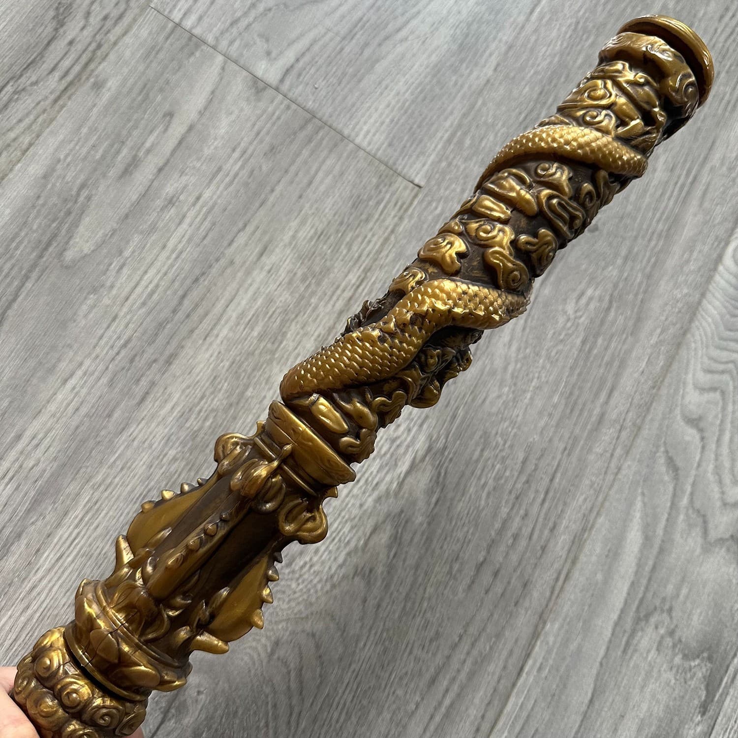 Black Myth Wukong,full length 1.7m retractable aluminum alloy golden band weapon 5