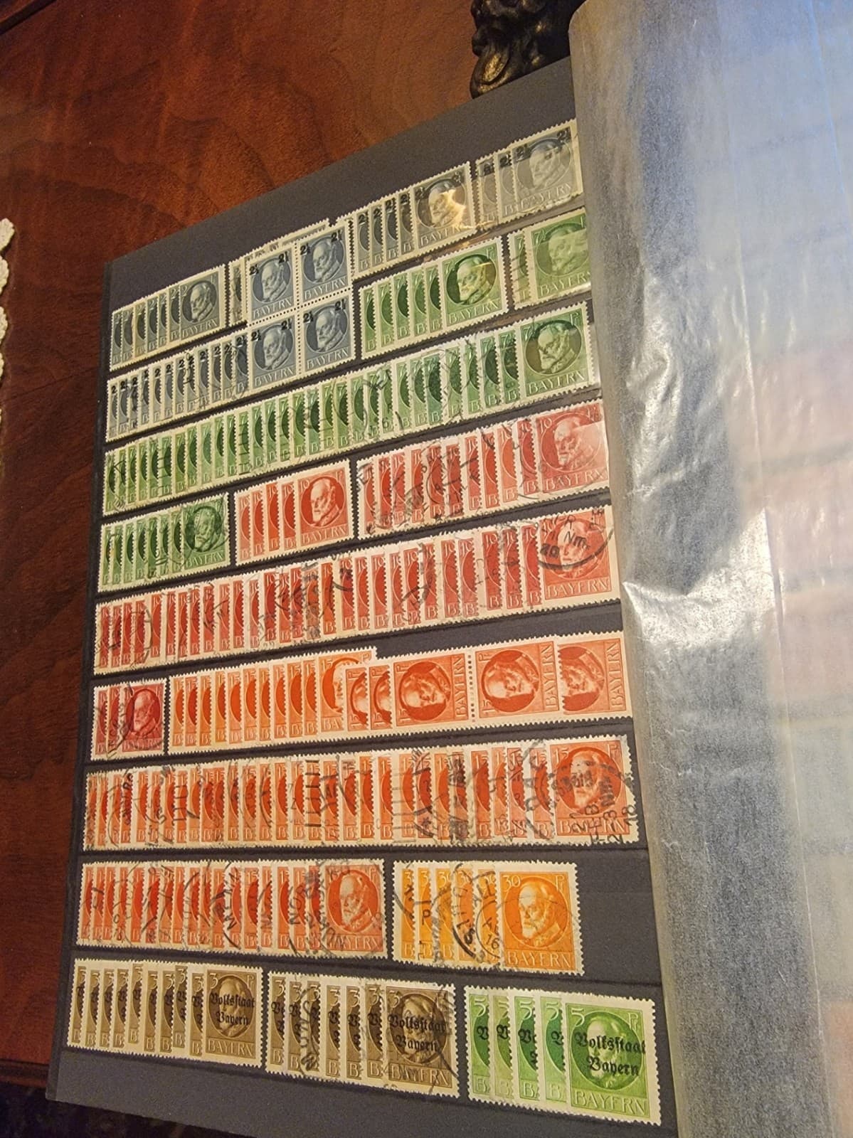 Reich, BAVARIA 1849-1920 COLLECTION OF 2160+ STAMPS MINT & USED in stockbook 6