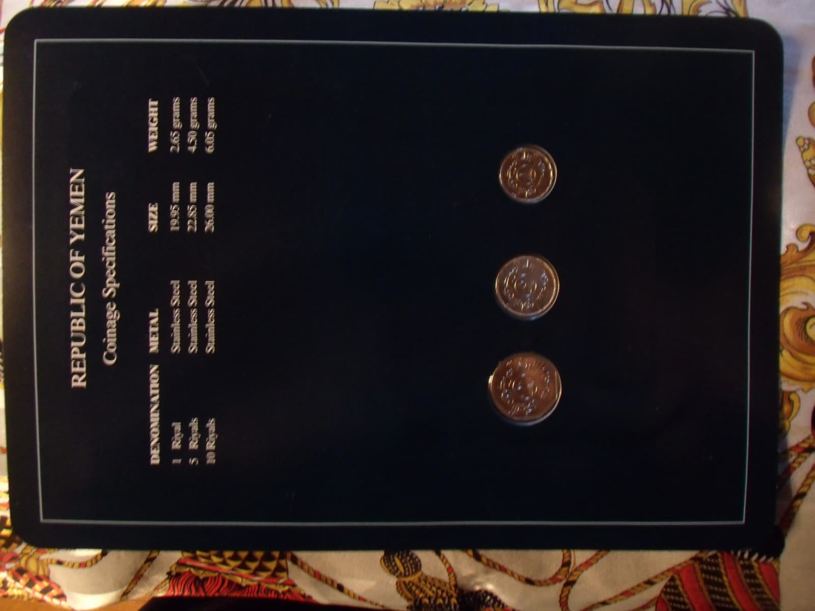 Coin Sets of All Nations Yemen UNC RARE 1,5 Riyal 1993 10 Riyal 1995 3