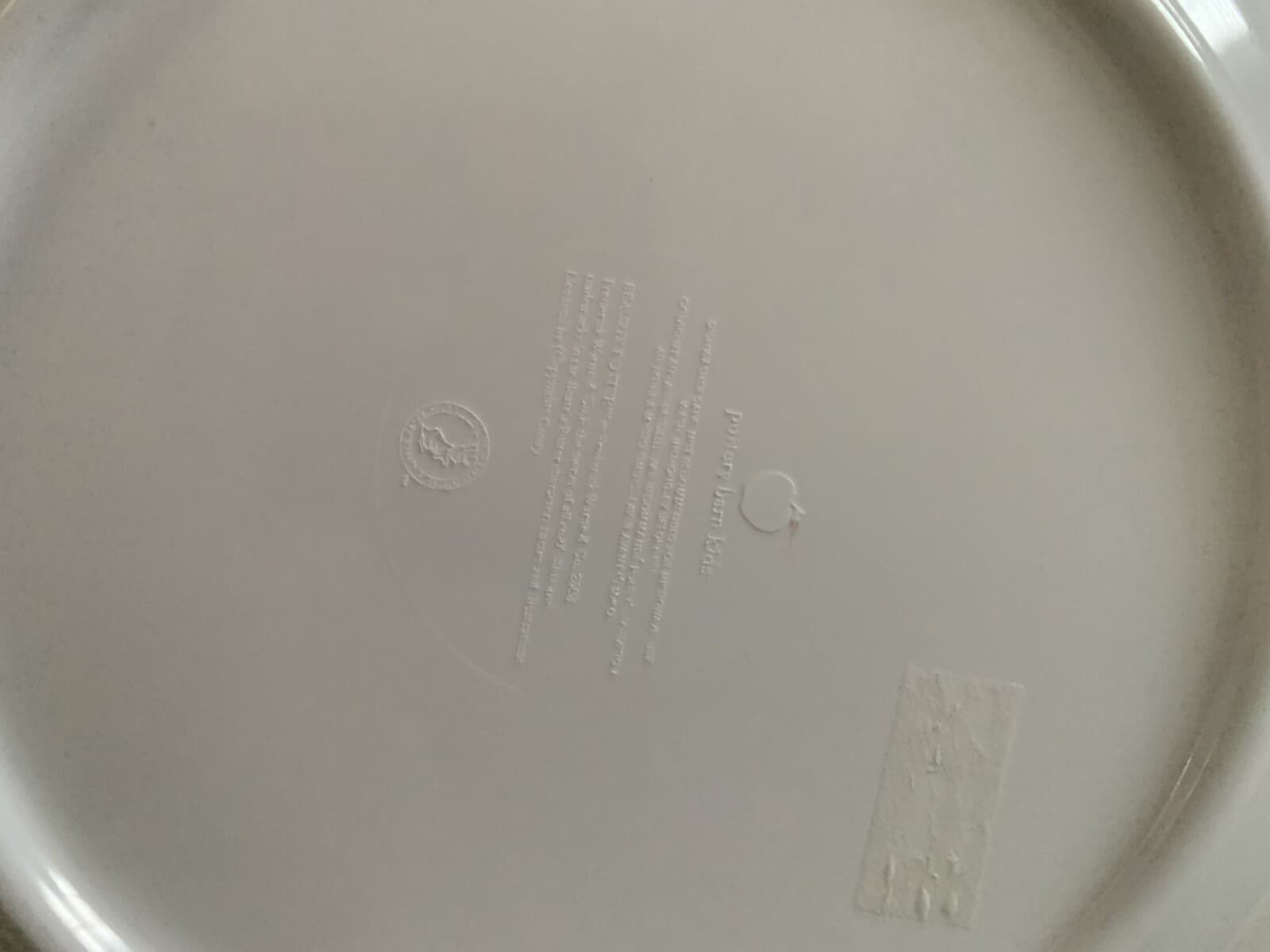 Disney Pottery Barn school kid SET 4 Plate Easter Bunny Peter rabbit Holiday  ! 6