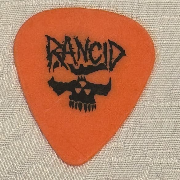 Rancid Tim Armstrong Stage Guitar Pick 2006 Out Come the Wolves Tour Plectrum