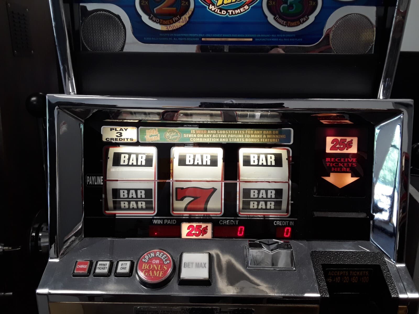 Wild Times by Bally Slot Machine 3