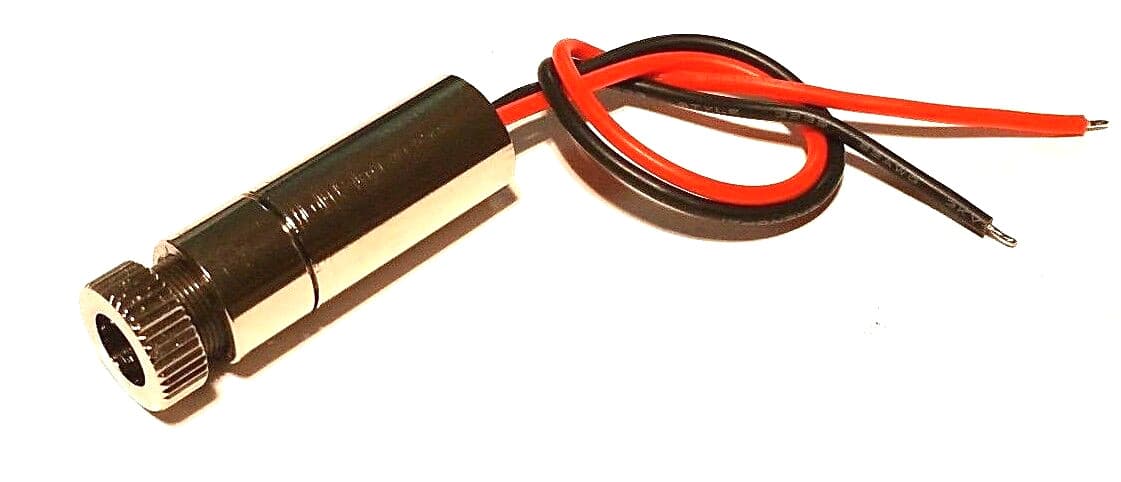 BRAND NEW 7W NUBM44 450nm LASER DIODE in Module w/ 3 Element Lens & Leads 3