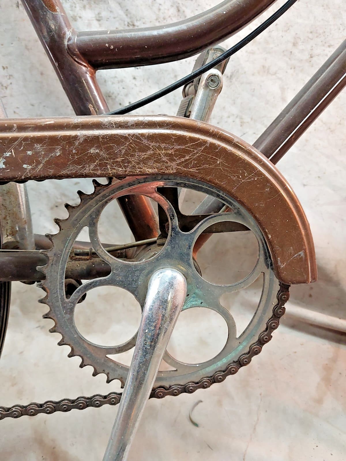 1972 Schwinn Collegiate Cruiser Bike 19.5" Large 5 Speed Steel USA Made StepThru 4