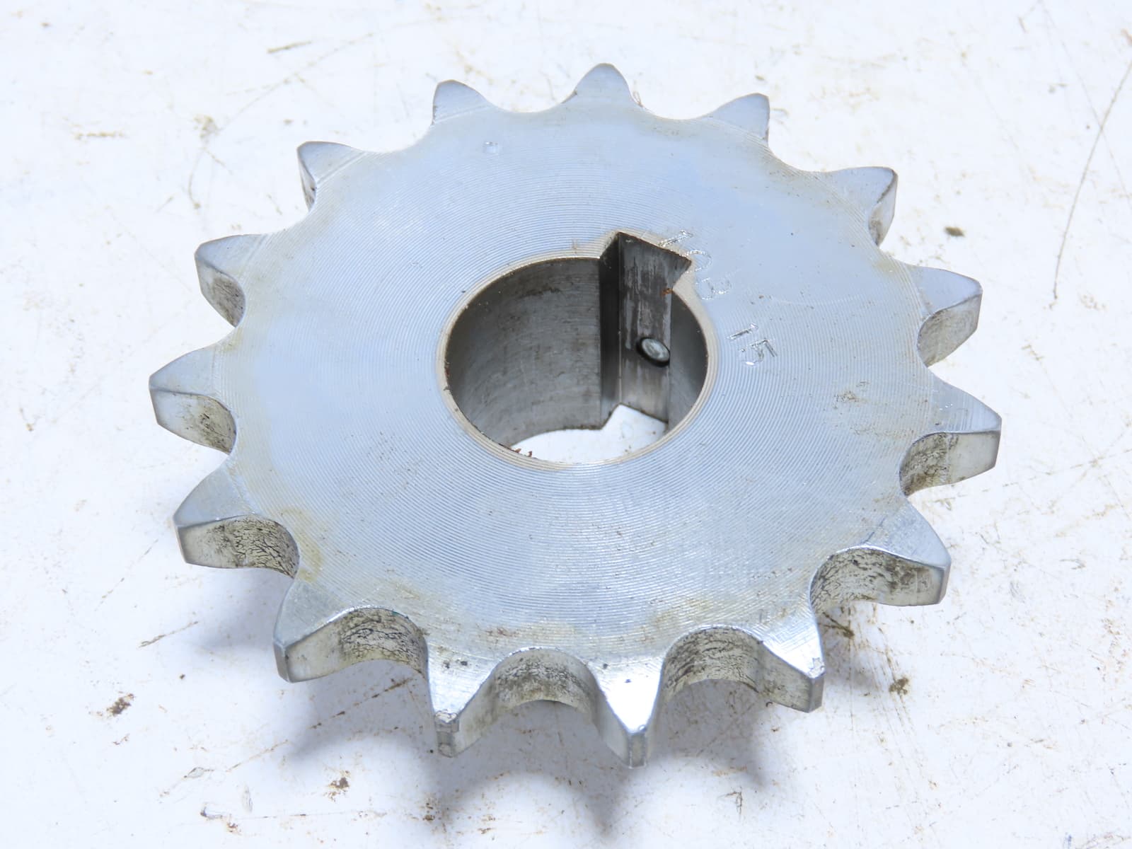 10B Roller Chain Sprocket 25MM Finished Bore 15 Teeth Tooth Nickel Plated 4