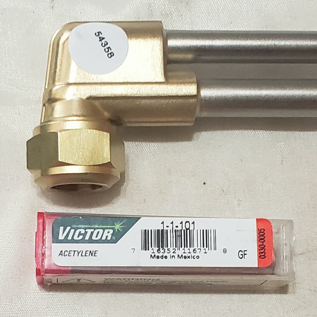 Victor Cutting Welding Torch Set CA2460+ Attachment 315FC+ Handle Tip Journeyman 2