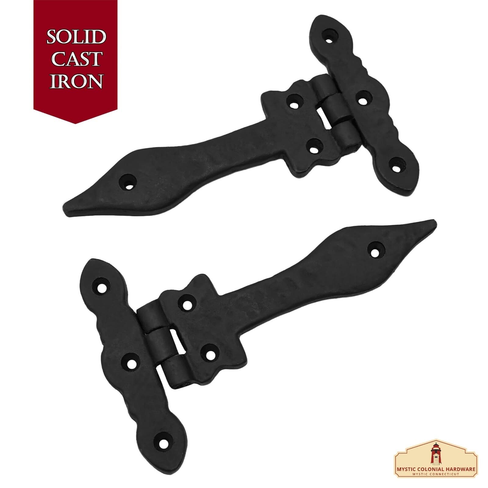 Screen Door Hinges Solid Cast Iron Professional Grade Quality Hardware Accessory 6