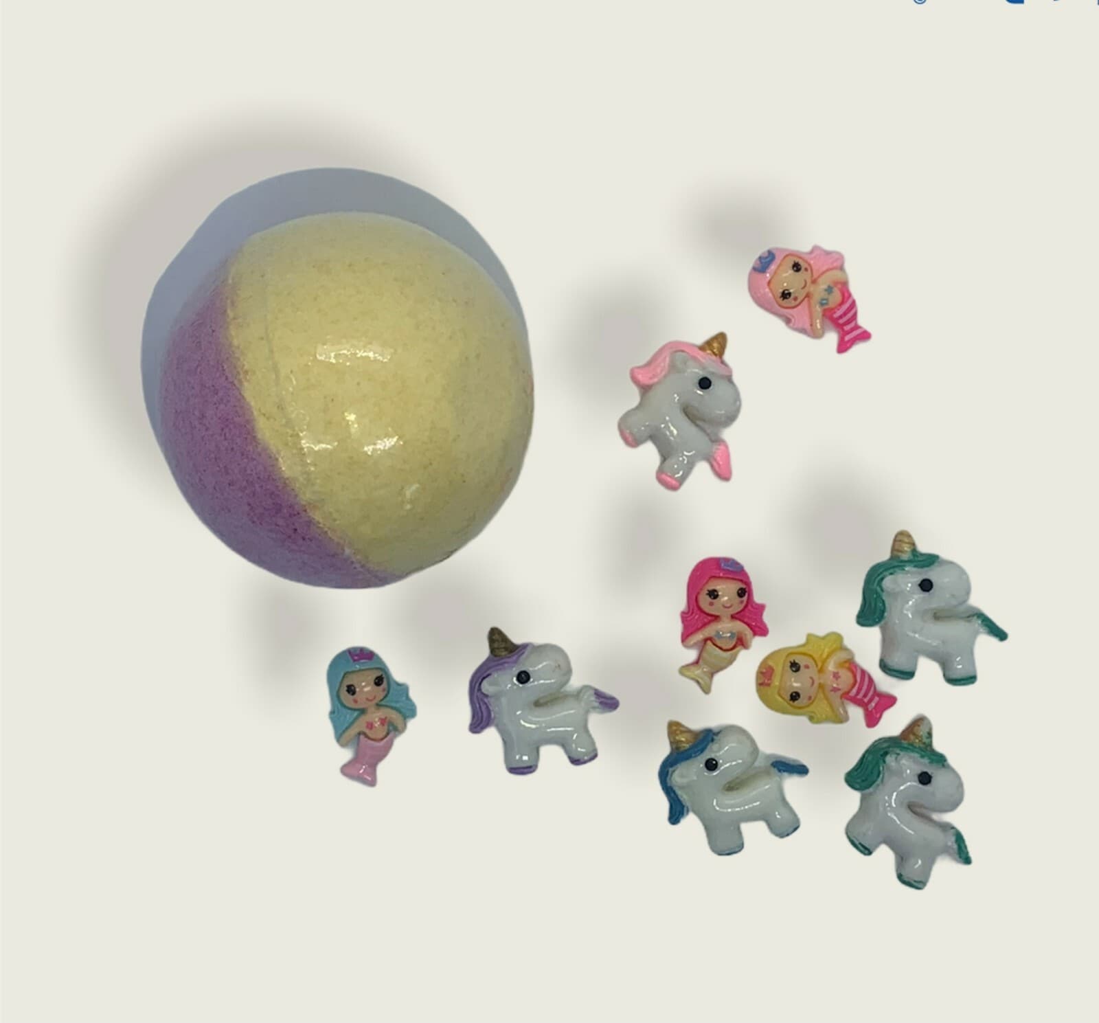 Bath Bombs - Large 8 piece 4.5oz each with unicorn or mermaid surprise inside 6