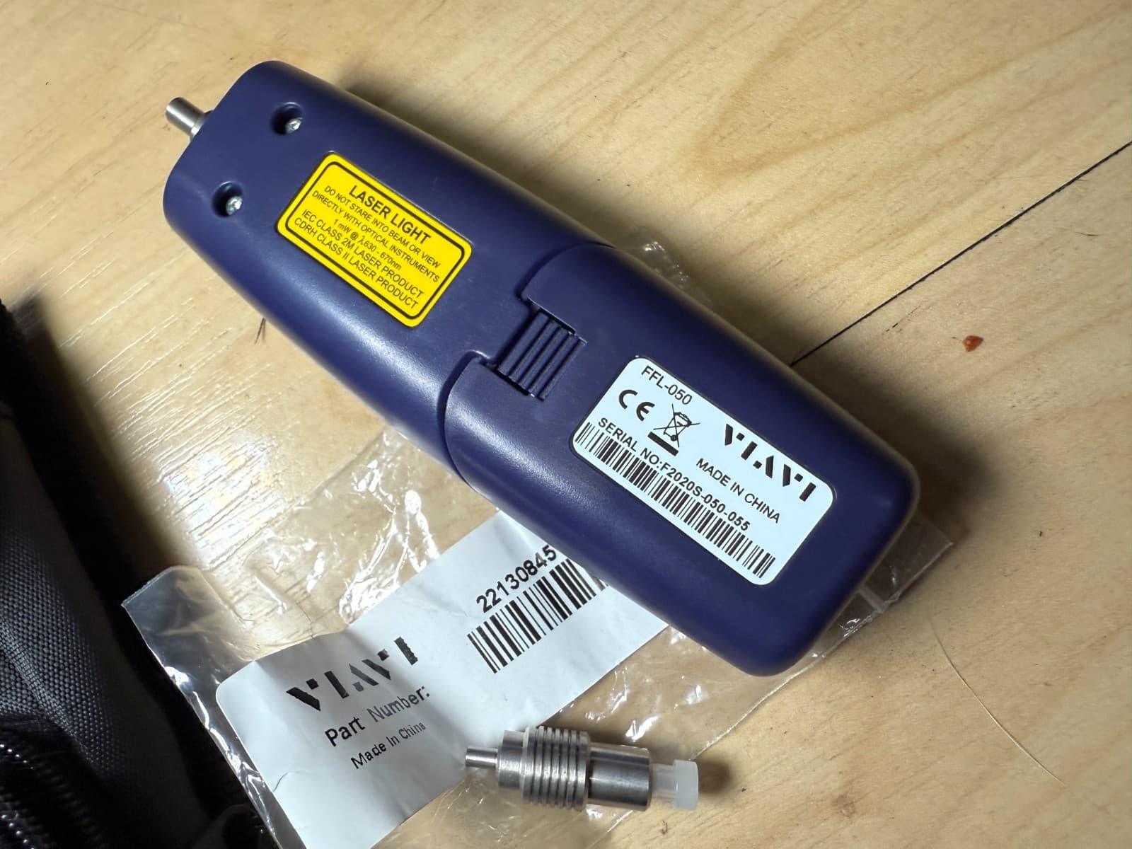Viavi JDSU FFL-050 Mini Visual Fault Locator VFL FFL050 Fiber Optic With adapter 2