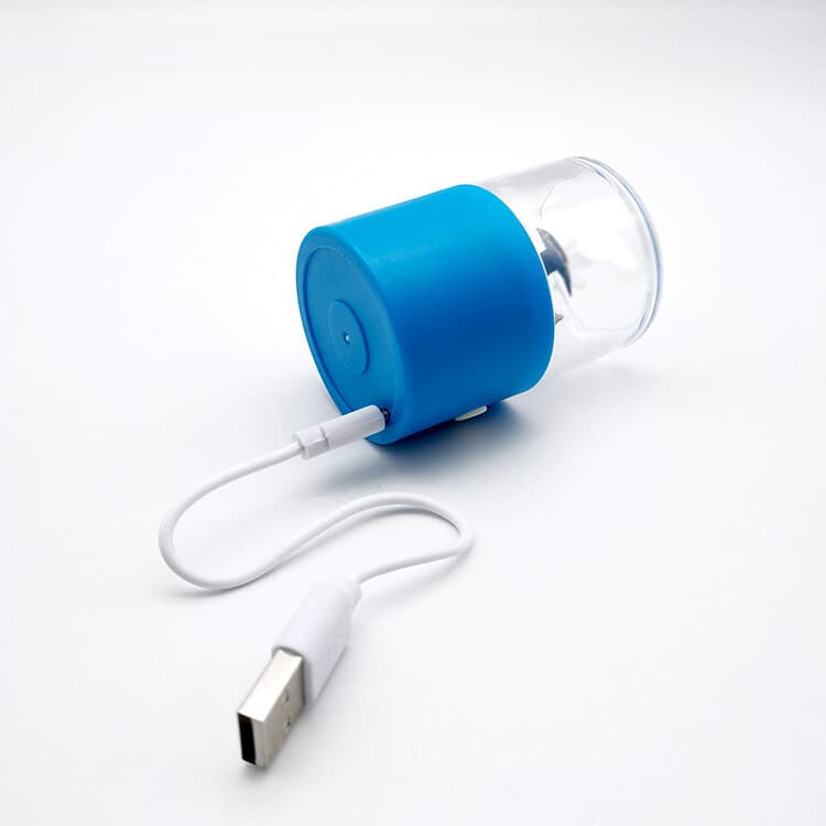 Electric Auto Grinder For Herb & Garlic Grinding Rchargeable in USB Blue Gift 6