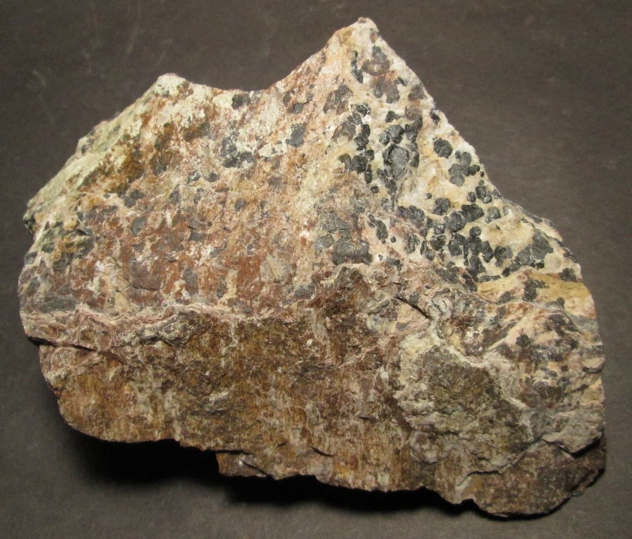 Willemite Veins Franklinite Fluorescent Mineral Sterling Hill NJ 2