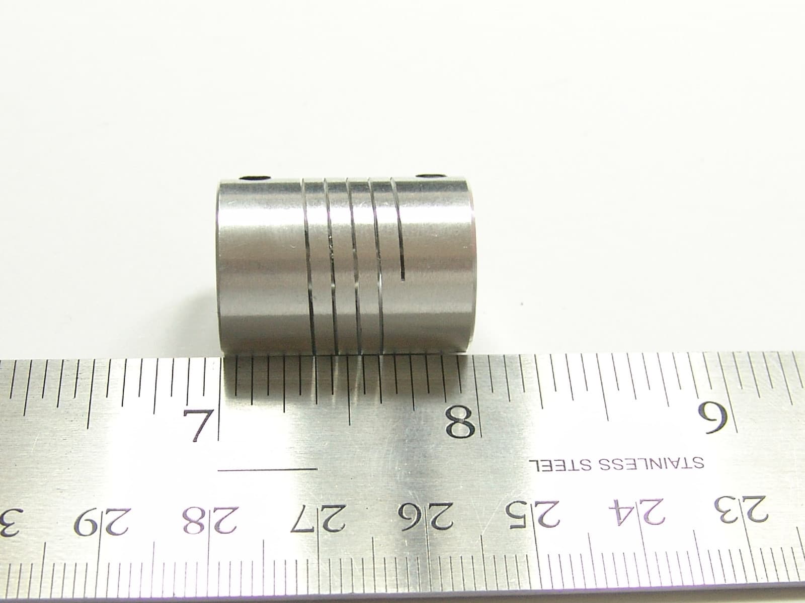 6.35 mm x 6.35 mm 1/4" Aluminum Flexible Shaft Coupler Coupling Linear Motion 2