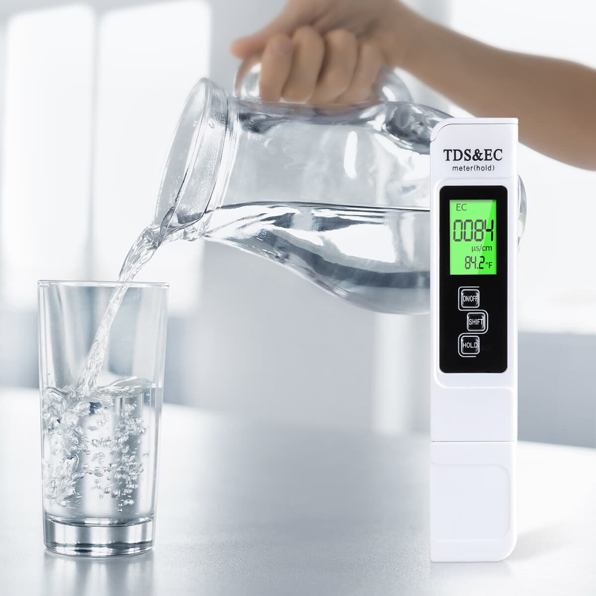 TDS Meter Digital Tester Water Quality Testing Kits for Drinking Water 0-9990ppm 6
