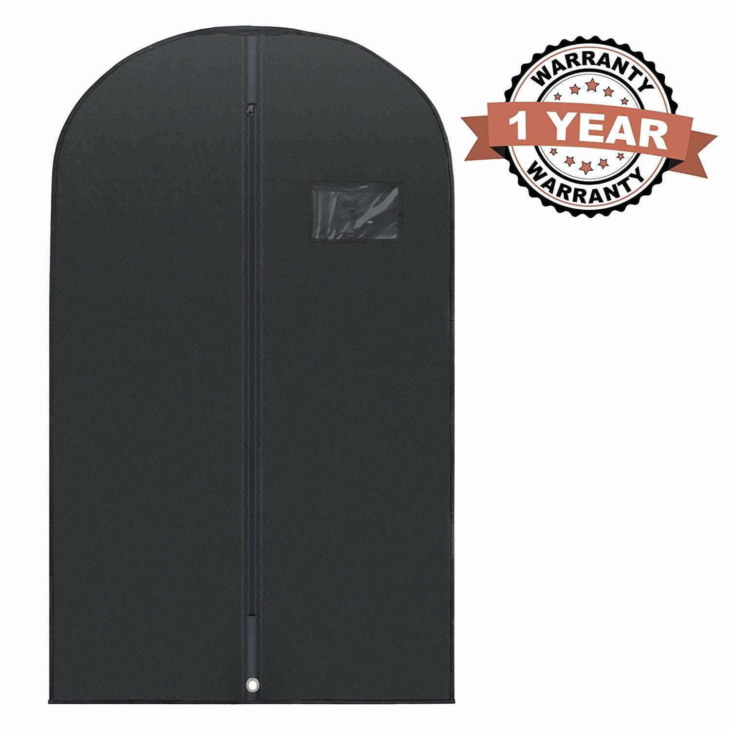 PLX 40" Garment Bags—Suit Bag for Travel & Storage of Dresses & Coats (5 Pack) 5