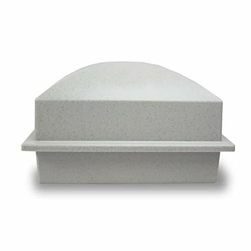 Crowne Vault Small Granite Color Coronet Polymer Funeral Cremation Urn Vault 2