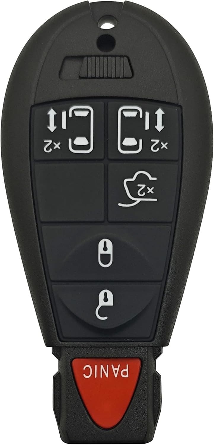 Key Fob Case Shell fit for Town and Country Durango Grand Caravan 6 Buttons-A 4
