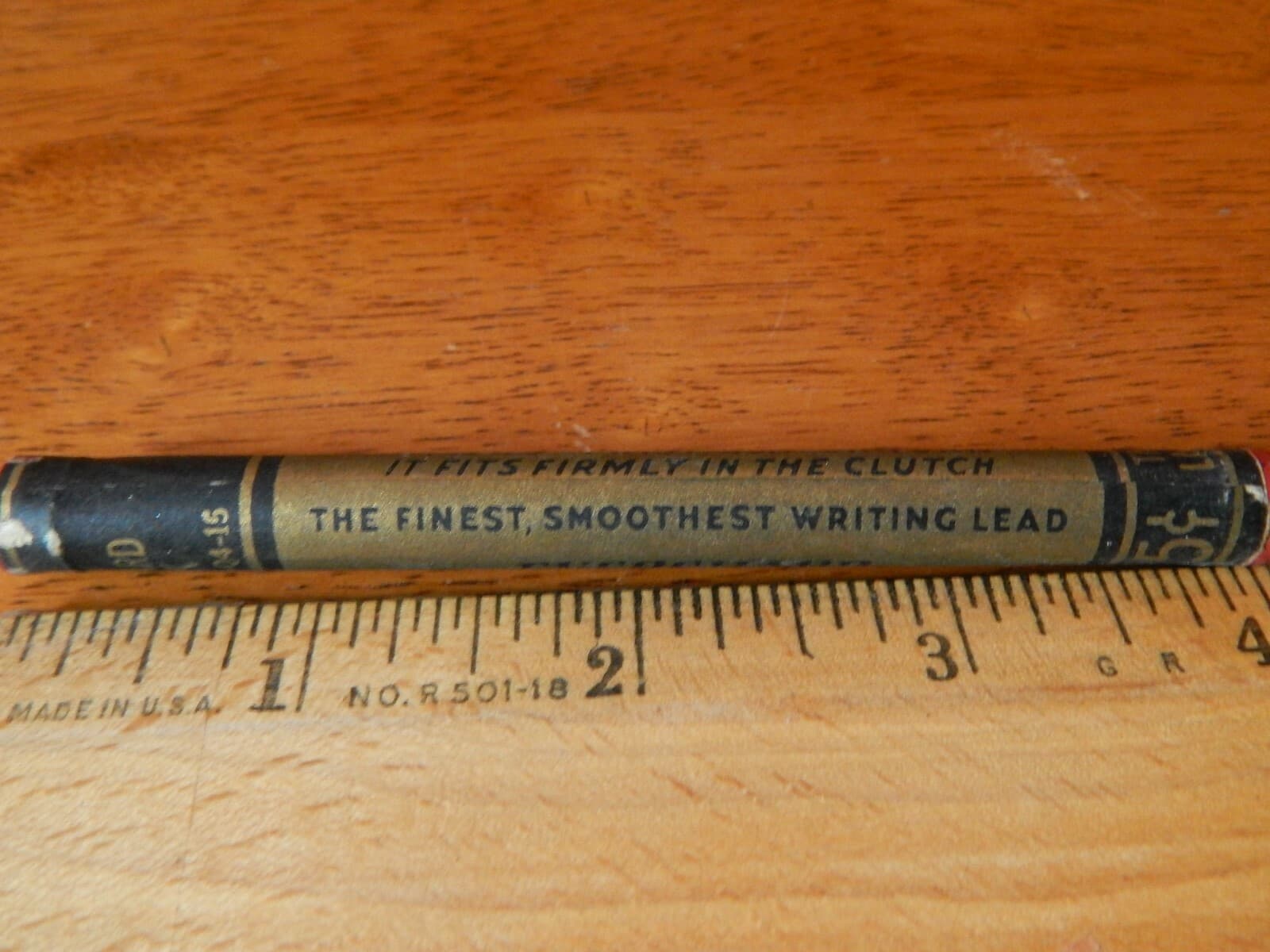 Eversharp ~ Black Square 4'' Leads [4H] One Tube ~ Mechanical Pencil Vtg USA ~  4