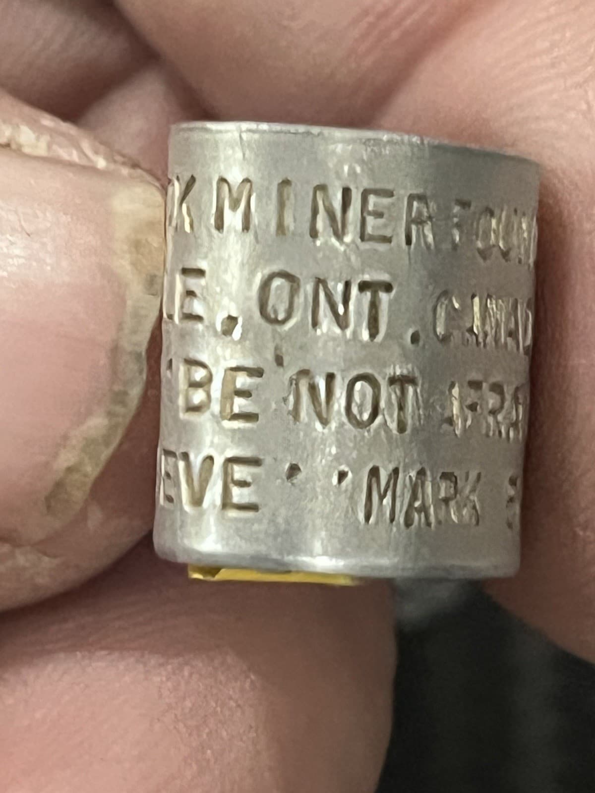 JACK MINER 03 MALLARD  018XX BE NOT AFRAIDONLY BELIEVE  NOT REPORT  $125. US 4