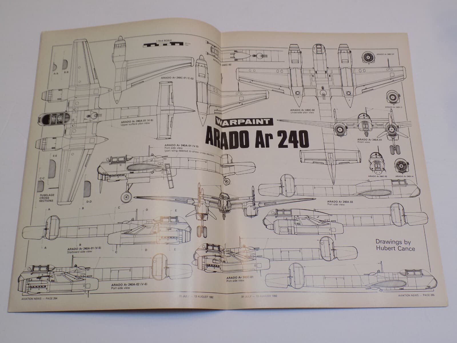 Aviation News Magazine Jul Aug 1992 Arado Ar 234 ILA Berlin RNZAF Aermacchi MB 2