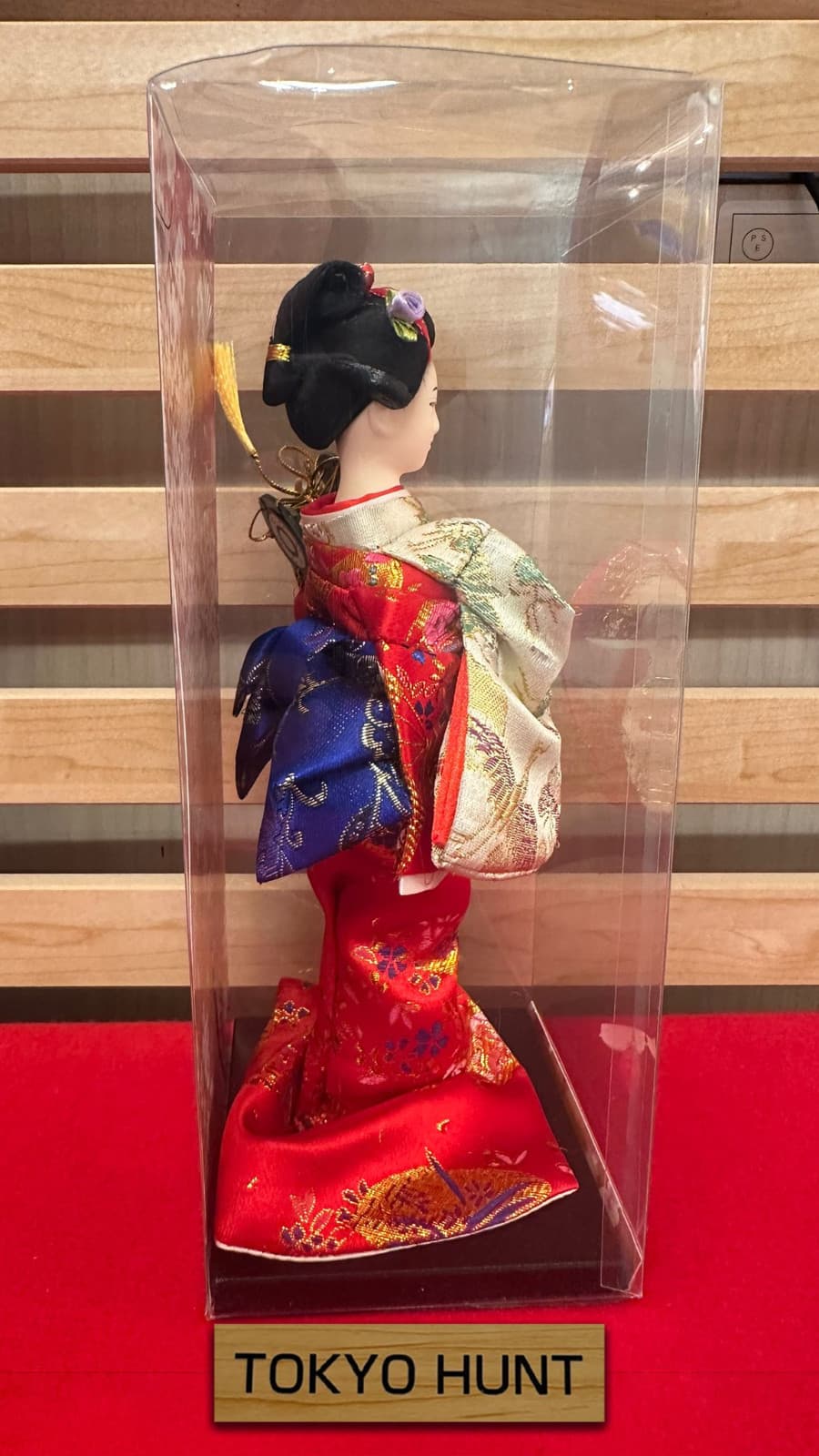 Japanese Maiko Doll in White Red Furisode 9.4 inches (24 cm) Japan 3