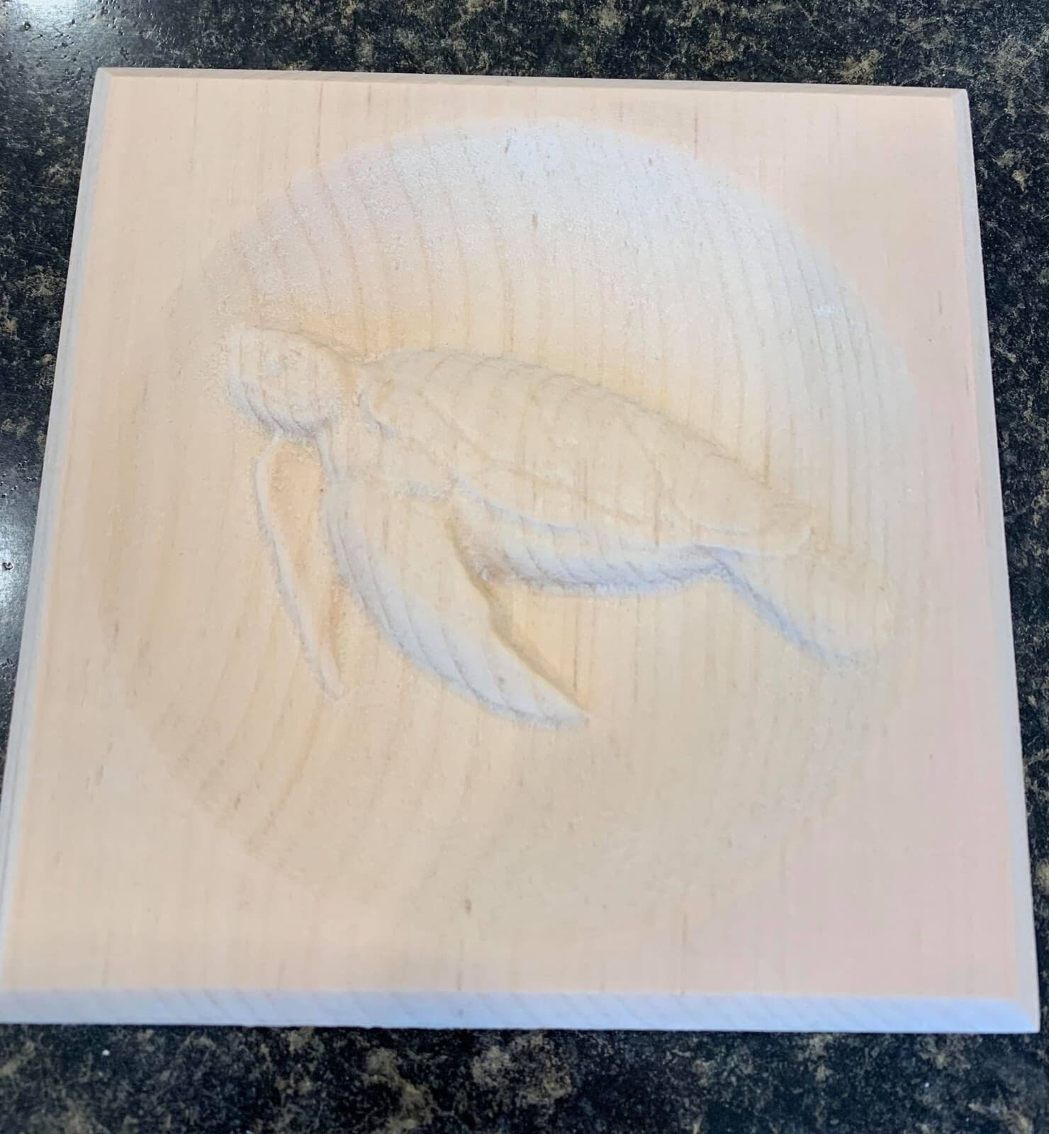 Sea Turtle Nautical Engraving Trim Wood, Corner Trim Block Door Trim Window Trim