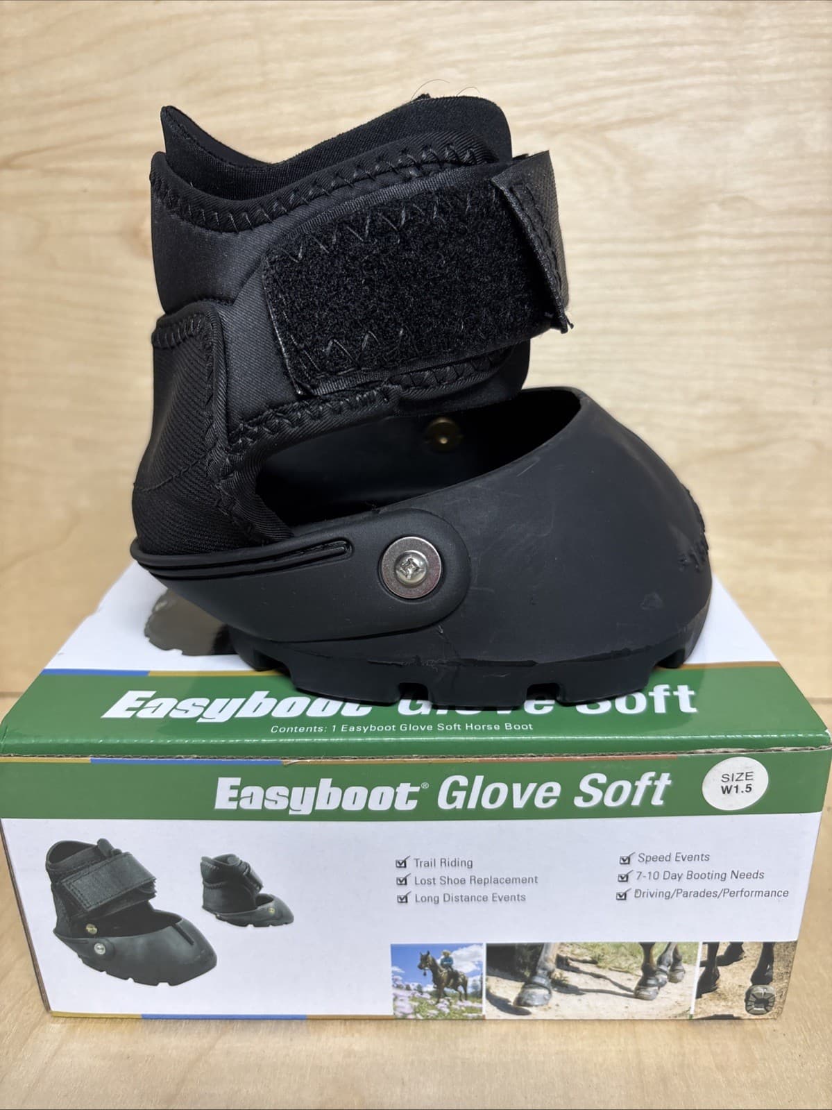 EasyCare Easyboot Glove Soft Horse Hoof Boot - SINGLE - Size 1.5  WIDE 2