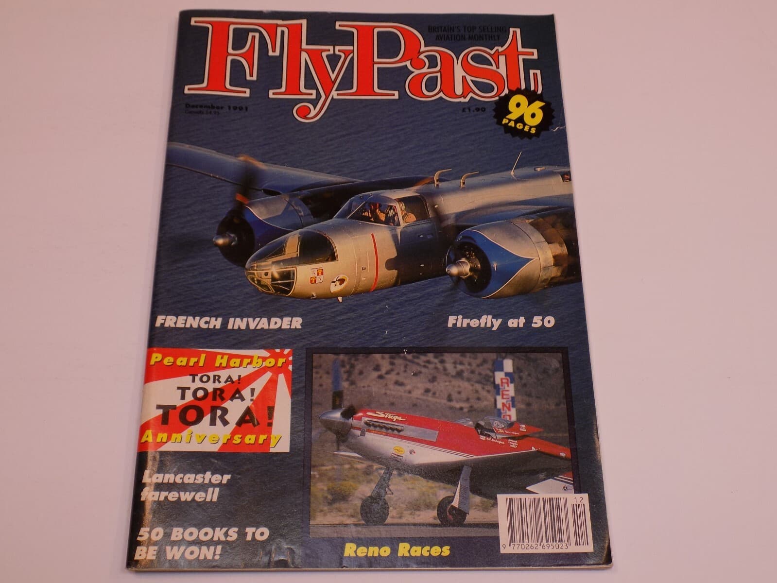 Fly Past Magazine Dec 1991 French Invader Pearl Harbor Tora Lancaster Firefly UK