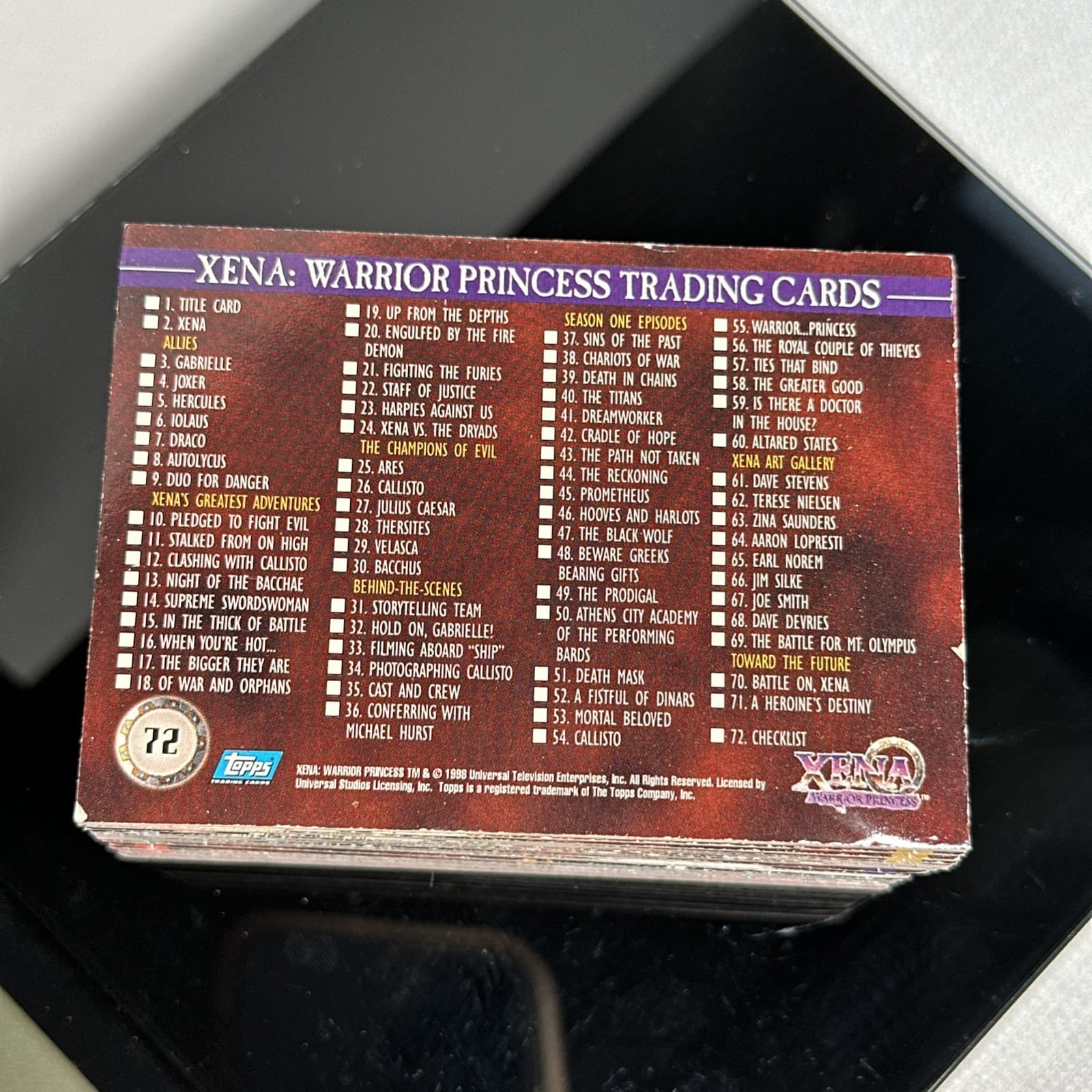 🗡️ Xena Warrior Princess Lot 1997–1998 | Trading Cards, Callisto Magnet & Pin 4