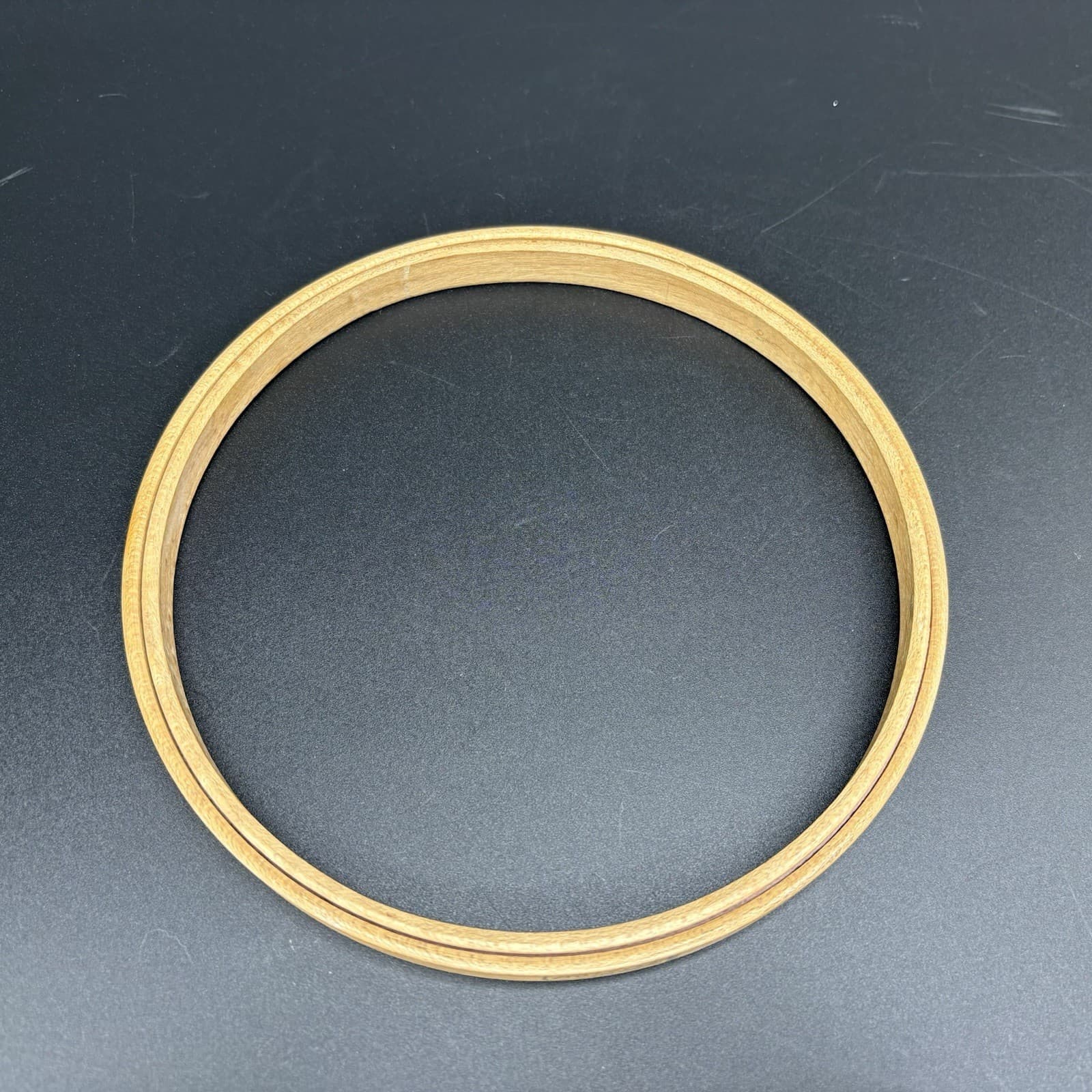 Vtg Duchess 6" Round Wood Embroidery Hoop Felt Cushion Lined Sewing Needlepoint 6