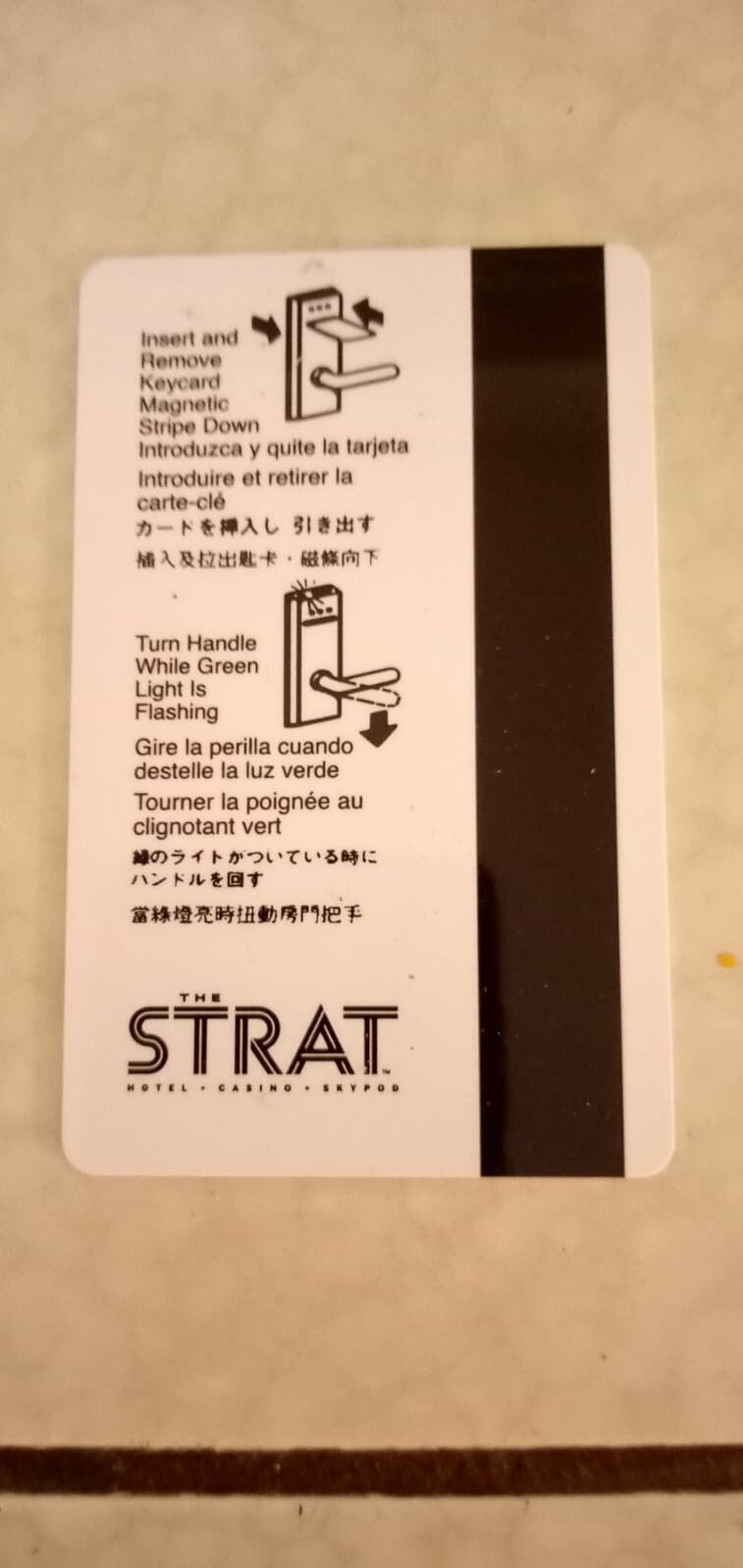  las vegas casino,Strat hotel room key  2