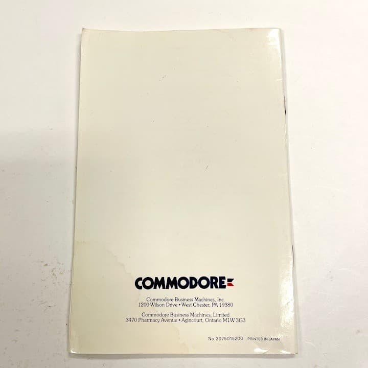 2002 Commodore Color Monitor User's Guide for C64 Computers French & English 2